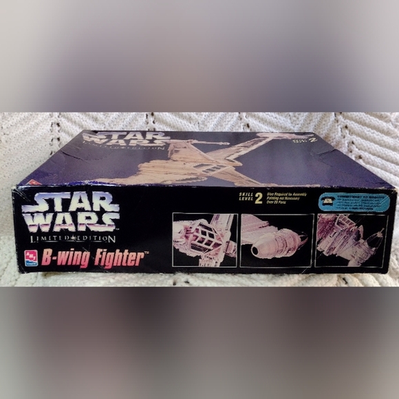 Star Wars B-Wing Fighter 1995 Gold Tone Limited Edition OB Vintage AMT ERTL 8780 - Picture 4 of 9